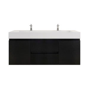 Monterey 60" Wall Mounted Vanity With Reinforced Acrylic Sink