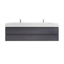 Load image into Gallery viewer, Monterey 84&quot; Wall Mounted Vanity With Reinforced Acrylic Sink
