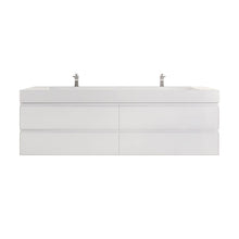 Load image into Gallery viewer, Monterey 84&quot; Wall Mounted Vanity With Reinforced Acrylic Sink
