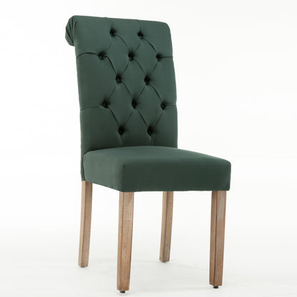 D-006 Tufted Dining Chair Set 2 Per Box