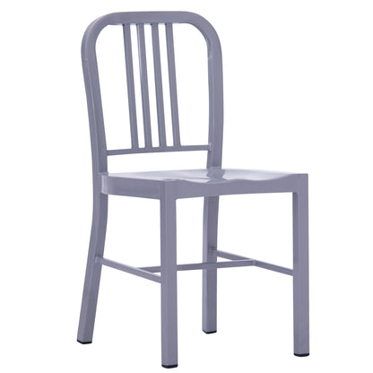 D-009 Metal Dining Chair With Back 2 Piece