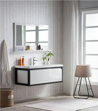 Load image into Gallery viewer, Lake 48&quot; Wall Mounted Vanity With Reinforced Acrylic Sink
