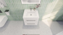 Load image into Gallery viewer, Eloise 24&quot; Wall Mounted Vanity With Reinforced Acrylic Sink
