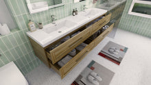 Load image into Gallery viewer, Eloise 84&quot; Wall Mounted Vanity With Reinforced Acrylic Sink
