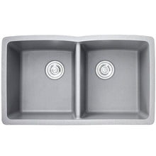 Load image into Gallery viewer, Enid 32&quot; Granite Composite Undermount Double Kitchen Sink
