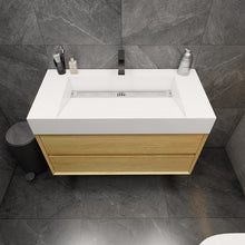 Load image into Gallery viewer, Max 42&quot; Wall Mounted Vanity With Acrylic Sink
