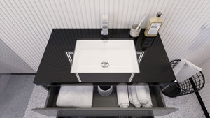 Stanley 36" Freestanding Vanity With Reinforced Acrylic Sink