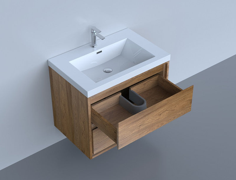 Sage 24" Wall Mounted Bathroom Vanity