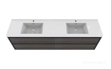 Load image into Gallery viewer, Sage 72&quot; Wall Mounted Vanity With Double Sink
