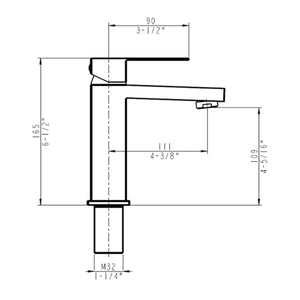 Jabir Lavatory Faucet Single-Handle