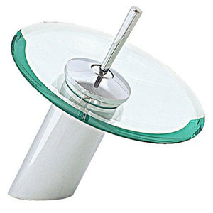 Lavatory Faucet Single- Handle Glass Plate