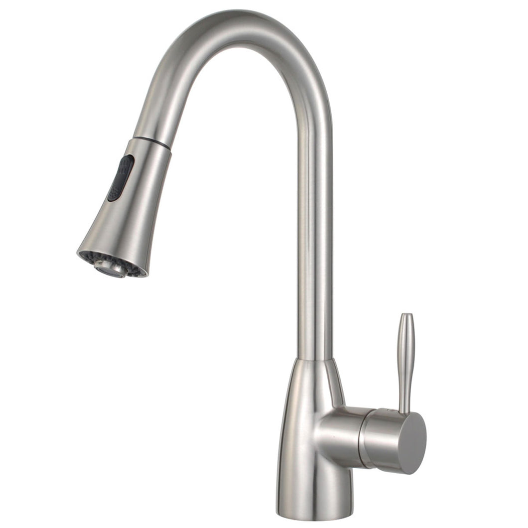 Calithea Pull-Out Kitchen Faucet - Metal Sprayer