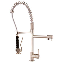 Load image into Gallery viewer, Tanaquil Coil Spring Pull-Down Kitchen Faucet with Pot Filler
