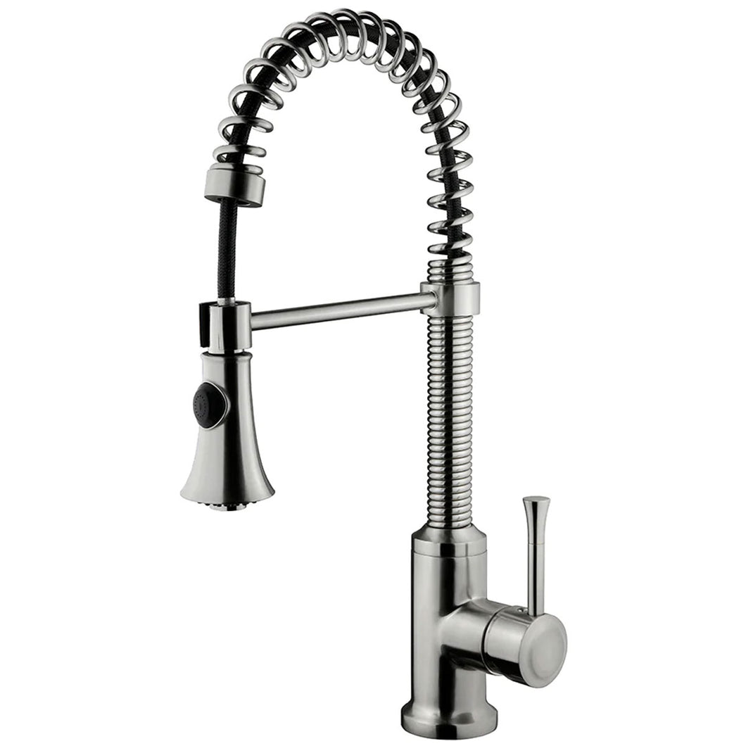 Valeria Coil Spring Pull-Down Kitchen Faucet