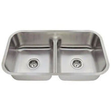 Load image into Gallery viewer, Jennings 32&quot; Stainless Steel Undermount Double Kitchen Sink
