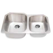 Wilbert 32" Stainless Steel Undermount Double Kitchen Sink