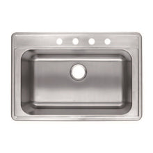 Load image into Gallery viewer, Lester 33&quot; Stainless Steel Top Mount Kitchen Sink
