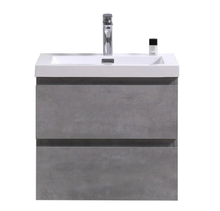 Load image into Gallery viewer, Angel 24&quot; Wall Mounted Modern Bathroom Vanity With Reinforced Acrylic Sink
