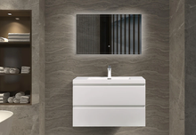 Load image into Gallery viewer, Angel 36&quot; Wall Mounted Vanity With A Integrated Sink
