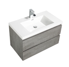 Load image into Gallery viewer, Angel 36&quot; Wall Mounted Vanity With A Integrated Sink
