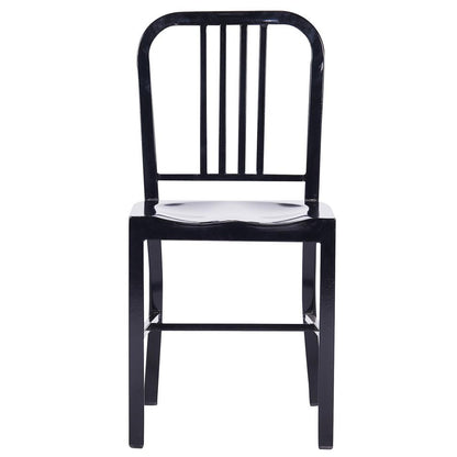 D-009 Metal Dining Chair With Back 2 Piece