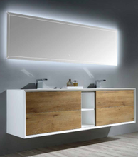 Load image into Gallery viewer, Flowy 72&quot; Wall Mounted Vanity
