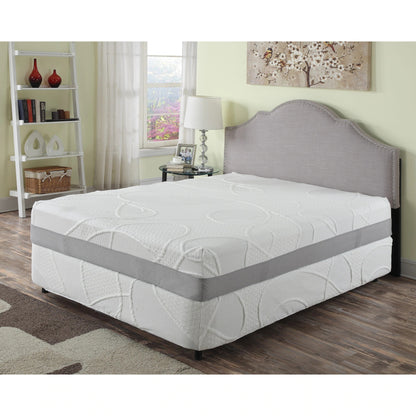 12-Inch HerbaCoal Green Tea and Charcoal Infused Memory Foam Mattress