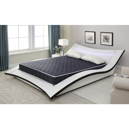 6" High Density Foam Mattress Navy Blue Waterproof Cover