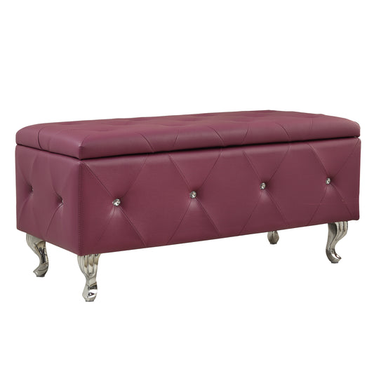 AC-BED16-Bench Storage Bench in Purple