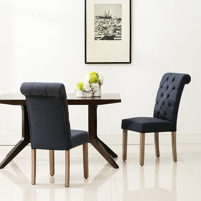 D-006 Tufted Dining Chair Set 2 Per Box