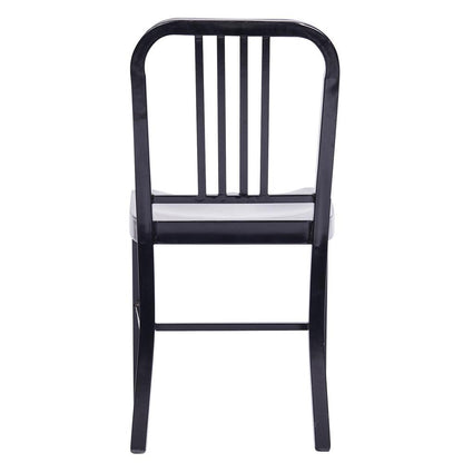 D-009 Metal Dining Chair With Back 2 Piece