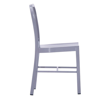 D-009 Metal Dining Chair With Back 2 Piece