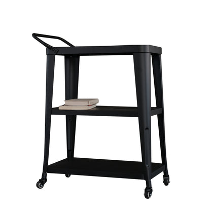 Harold Industrial Metal Serving Cart
