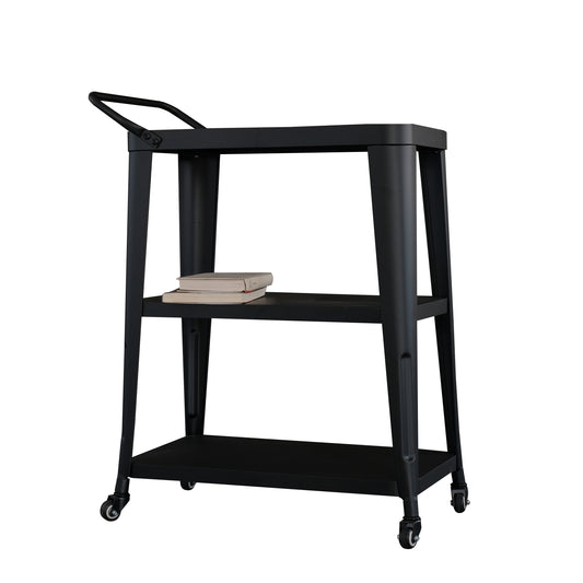 Harold Industrial Metal Serving Cart