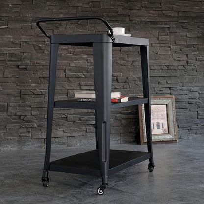 Harold Industrial Metal Serving Cart