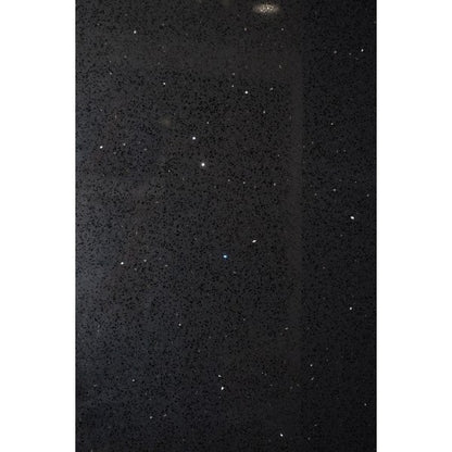 ES-Black Sparkle Quartz Slab