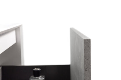 Frula 30" Wall Mounted Bathroom Vanity with Reinforced Acrylic Integrated Sink Top