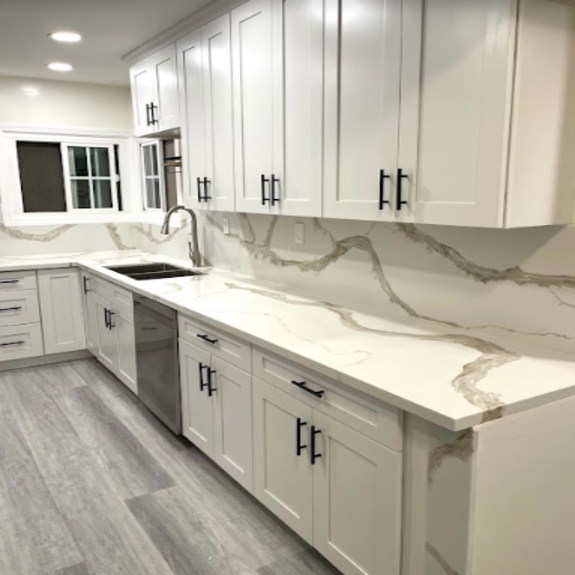 LX-Calacatta Gold Quartz Slab