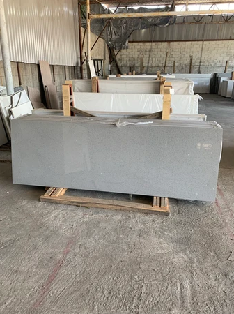 LX-Grey Diamond Quartz Slab