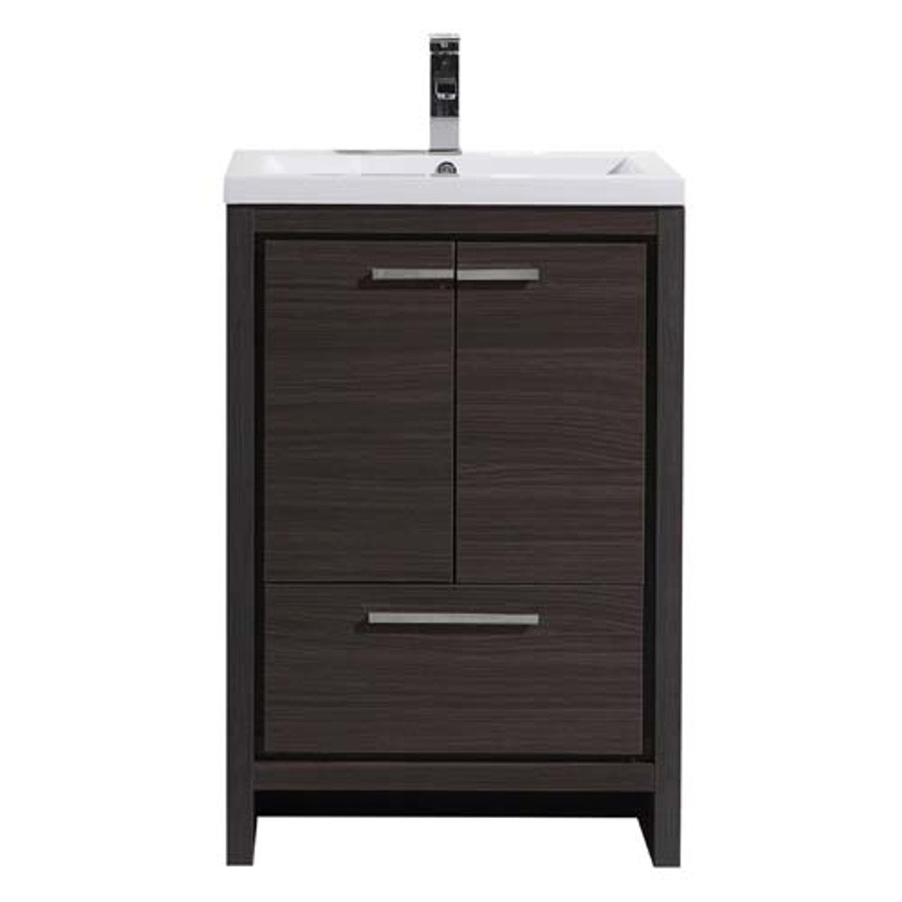 Dolce 24" Freestanding Bathroom Vanity with Reinforced Acrylic Integrated Sink Top