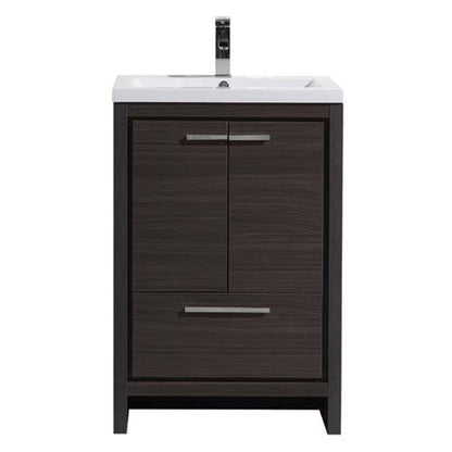 Dolce 24" Freestanding Bathroom Vanity with Reinforced Acrylic Integrated Sink Top