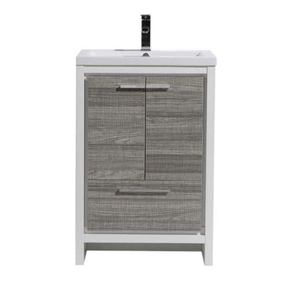 Dolce 24" Freestanding Bathroom Vanity with Reinforced Acrylic Integrated Sink Top