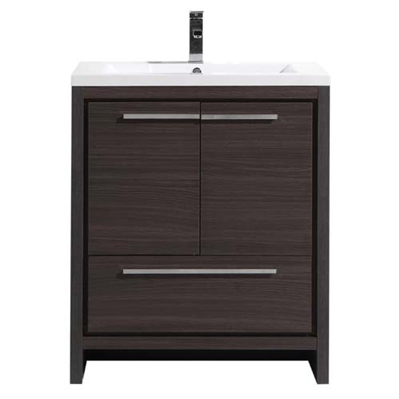Dolce 30" Freestanding Bathroom Vanity with Reinforced Acrylic Integrated Sink Top
