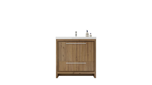 Dolce 36" Freestanding Bathroom Vanity with Reinforced Acrylic Integrated Sink Top