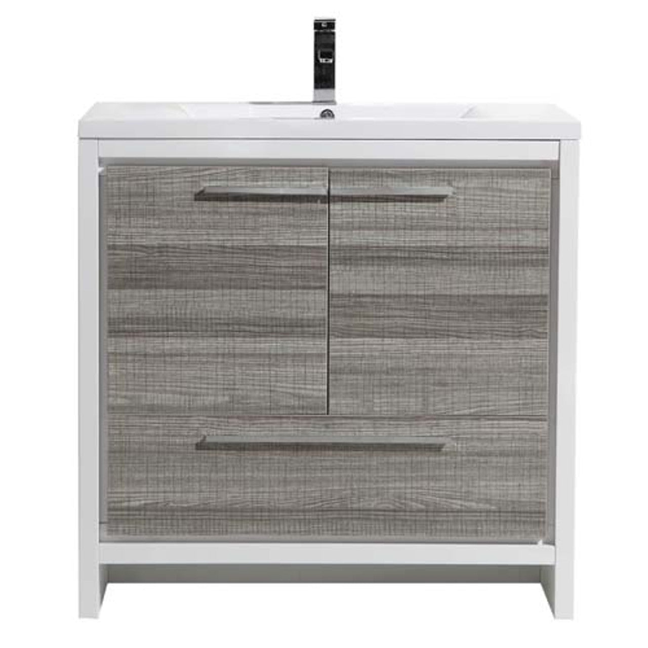 Dolce 36" Freestanding Bathroom Vanity with Reinforced Acrylic Integrated Sink Top