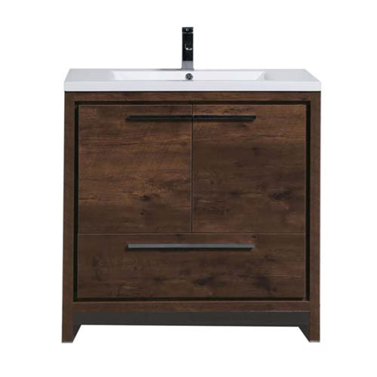 Dolce 36" Freestanding Bathroom Vanity with Reinforced Acrylic Integrated Sink Top