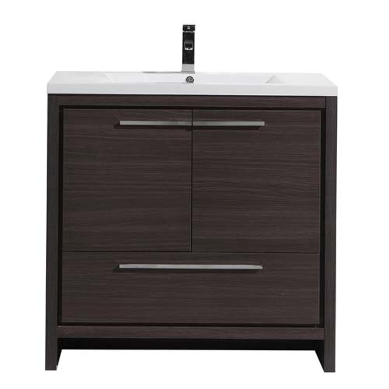 Dolce 36" Freestanding Bathroom Vanity with Reinforced Acrylic Integrated Sink Top