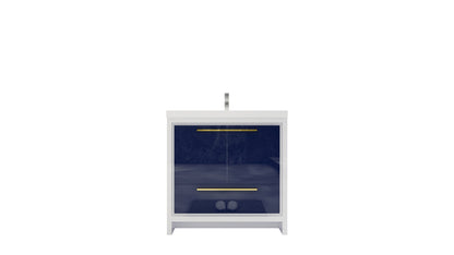 Dolce 36" Freestanding Bathroom Vanity with Reinforced Acrylic Integrated Sink Top