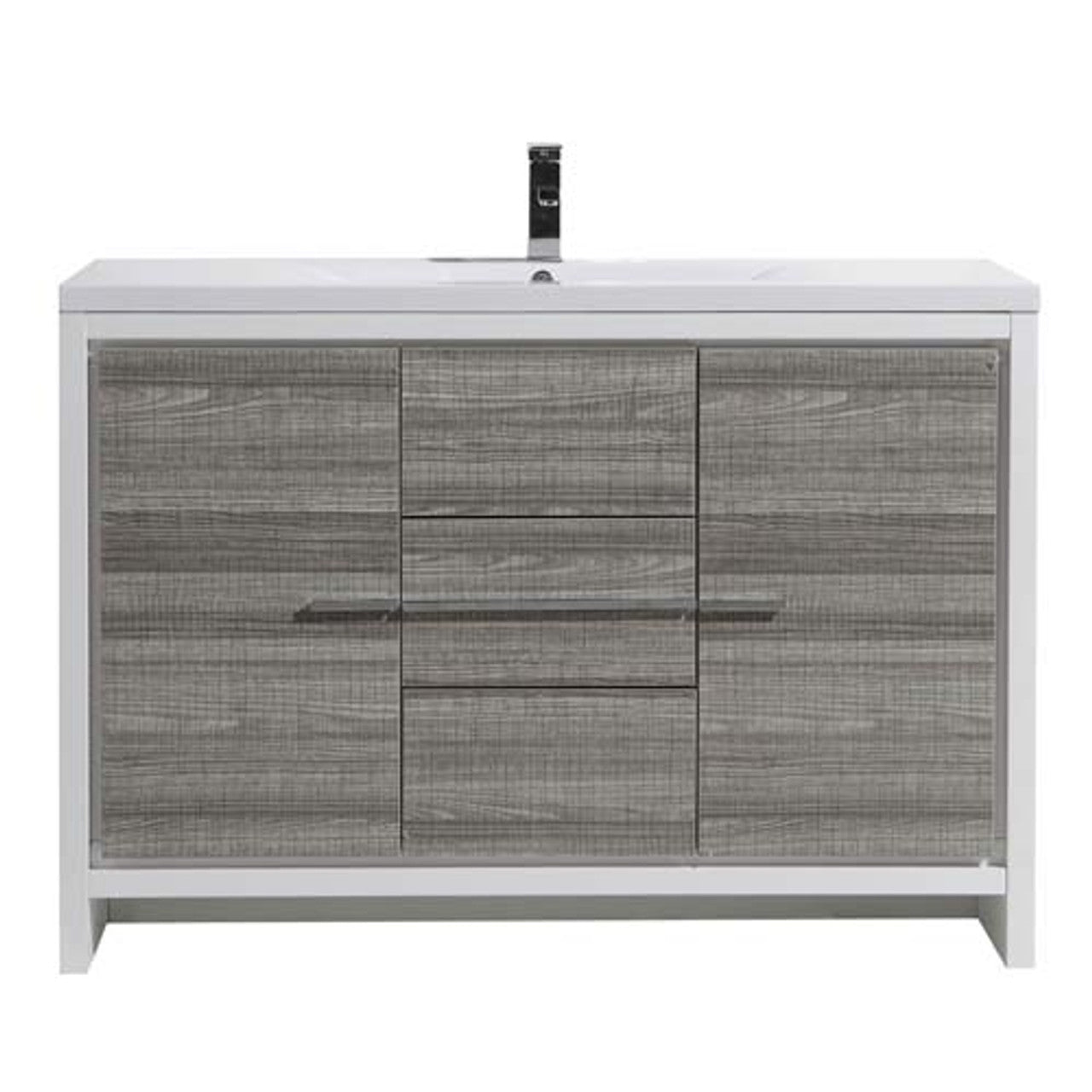 Dolce 48" Freestanding Bathroom Vanity with Reinforced Acrylic Integrated Sink Top