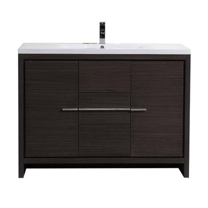 Dolce 48" Freestanding Bathroom Vanity with Reinforced Acrylic Integrated Sink Top